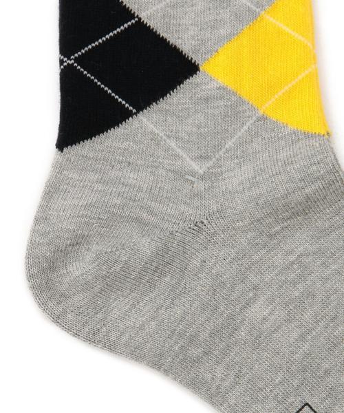 coen（コーエン）の「【お得な2足セット】アーガイルハーフソックス（ソックス/靴下・メンズ・その他1・フリー）」の4枚目の写真