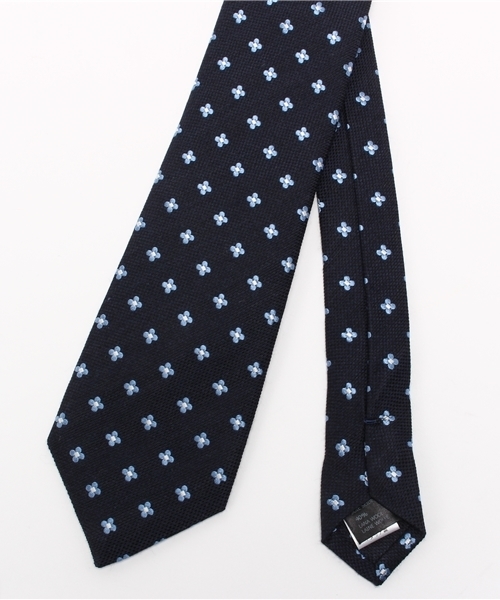 BEAMS F（ビームスエフ）の「BEAMS F / シルクウールジャカード（ネクタイ・メンズ・インディゴブルー/ネイビー・ONE SIZE）」の4枚目の写真