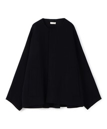 ウールダブルフェイス マントコート