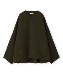 ウールダブルフェイス マントコート
