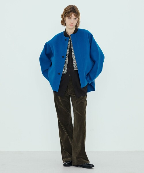 ウールダブルフェイス マントコート（その他アウター）｜TOMORROWLAND