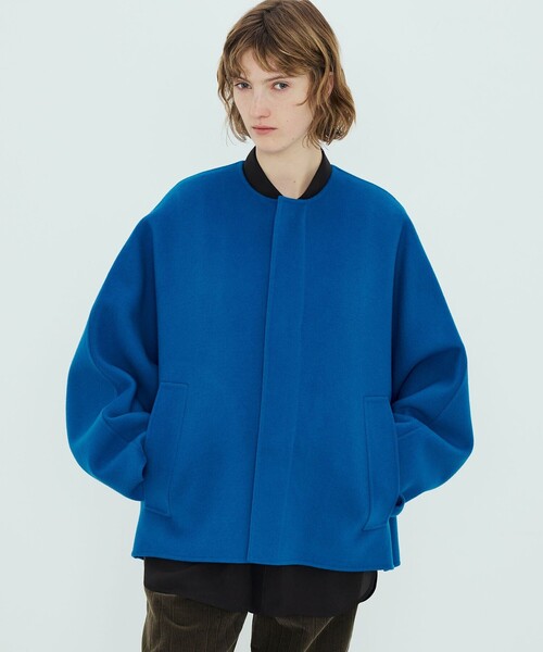 ウールダブルフェイス マントコート（その他アウター）｜TOMORROWLAND