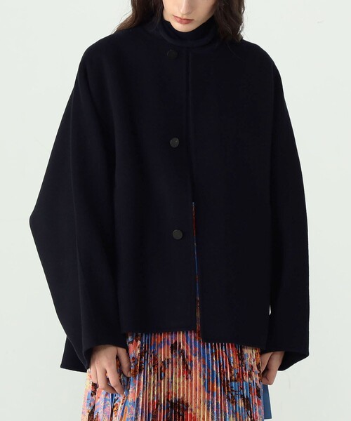 ウールダブルフェイス マントコート（その他アウター）｜TOMORROWLAND