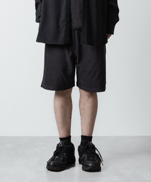 ATTACHMENT（アタッチメント）の「CO/PE ハイゲージパイル ショーツ / CO/PE HIGH GAUGE PILE SHORTS（その他パンツ・メンズ・ブラック/ライトベージュ・1/2/3）」の3枚目の写真