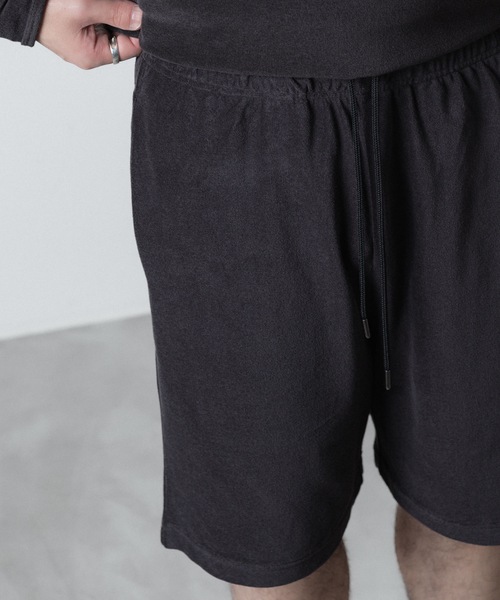 ATTACHMENT（アタッチメント）の「CO/PE ハイゲージパイル ショーツ / CO/PE HIGH GAUGE PILE SHORTS（その他パンツ・メンズ・ブラック/ライトベージュ・1/2/3）」の13枚目の写真