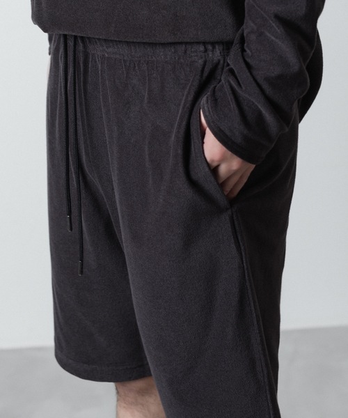 ATTACHMENT（アタッチメント）の「CO/PE ハイゲージパイル ショーツ / CO/PE HIGH GAUGE PILE SHORTS（その他パンツ・メンズ・ブラック/ライトベージュ・1/2/3）」の11枚目の写真