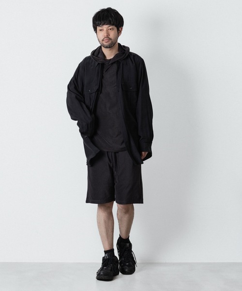 ATTACHMENT（アタッチメント）の「CO/PE ハイゲージパイル ショーツ / CO/PE HIGH GAUGE PILE SHORTS（その他パンツ・メンズ・ブラック/ライトベージュ・1/2/3）」の14枚目の写真