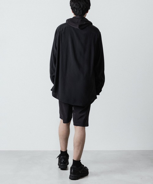 ATTACHMENT（アタッチメント）の「CO/PE ハイゲージパイル ショーツ / CO/PE HIGH GAUGE PILE SHORTS（その他パンツ・メンズ・ブラック/ライトベージュ・1/2/3）」の16枚目の写真