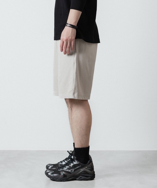 ATTACHMENT（アタッチメント）の「CO/PE ハイゲージパイル ショーツ / CO/PE HIGH GAUGE PILE SHORTS（その他パンツ・メンズ・ブラック/ライトベージュ・1/2/3）」の19枚目の写真