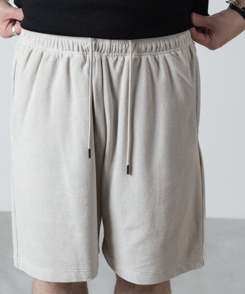 ATTACHMENT（アタッチメント）の「CO/PE ハイゲージパイル ショーツ / CO/PE HIGH GAUGE PILE SHORTS（その他パンツ・メンズ・ブラック/ライトベージュ・1/2/3）」の21枚目の写真