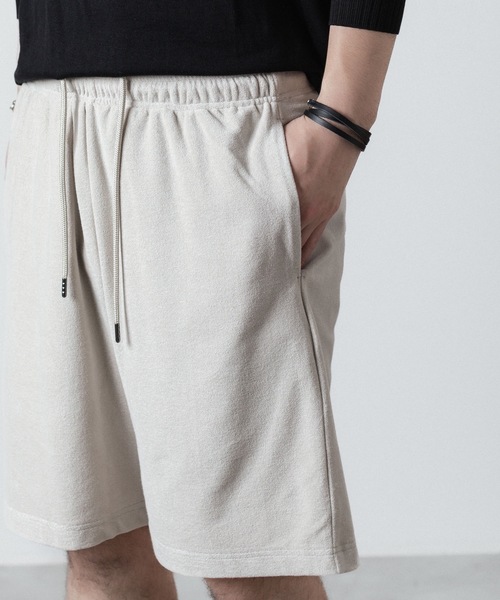 ATTACHMENT（アタッチメント）の「CO/PE ハイゲージパイル ショーツ / CO/PE HIGH GAUGE PILE SHORTS（その他パンツ・メンズ・ブラック/ライトベージュ・1/2/3）」の22枚目の写真