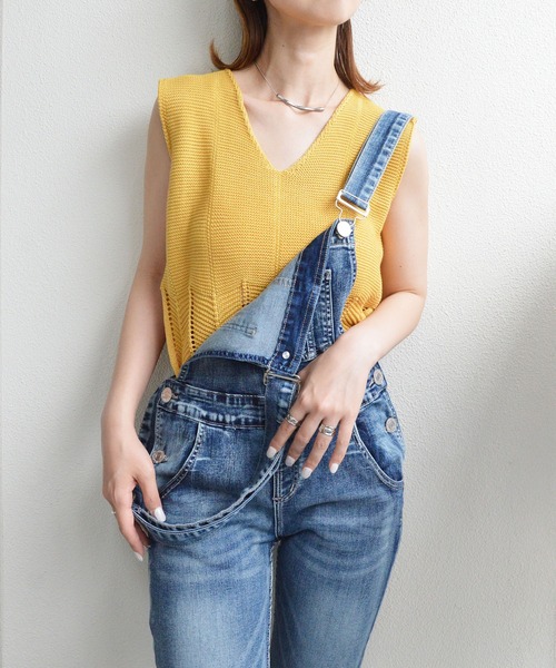 Overalls/スキニージーンズサロペット ST/No.27343 main image 0