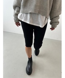 BLACK BY MOUSSY | tereko half leggings(テレコハーフレギンス)(レギンス/スパッツ)