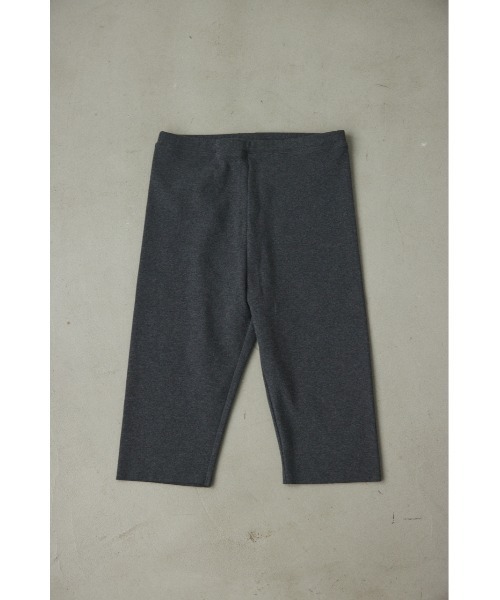 BLACK BY MOUSSY（ブラックバイマウジー）の「tereko half leggings(テレコハーフレギンス)（レギンス/スパッツ・レディース・チャコールグレー/ブラック・FREE）」の6枚目の写真