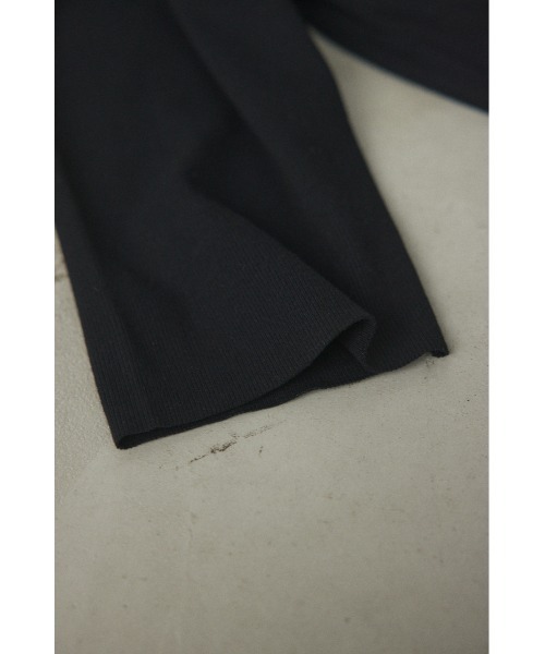 BLACK BY MOUSSY（ブラックバイマウジー）の「tereko half leggings(テレコハーフレギンス)（レギンス/スパッツ・レディース・チャコールグレー/ブラック・FREE）」の19枚目の写真