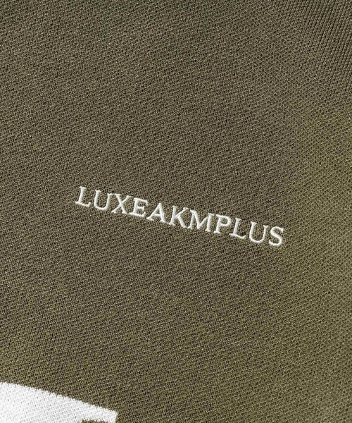 LUXEAKMPLUS（リュクスエイケイエムプラス）の「LUXEAKMPLUS(リュクスエイケイエムプラス)ゴルフ ビックロゴモックネックニット（ニット/セーター・メンズ・ホワイト/ブラック/カーキ・S/M/L/XL）」の14枚目の写真