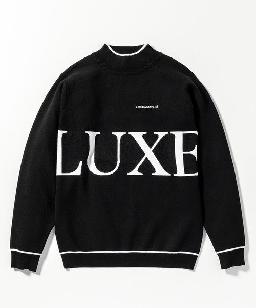 LUXEAKMPLUS（リュクスエイケイエムプラス）の「LUXEAKMPLUS(リュクスエイケイエムプラス)ゴルフ ビックロゴモックネックニット（ニット/セーター・メンズ・ホワイト/ブラック/カーキ・S/M/L/XL）」の20枚目の写真