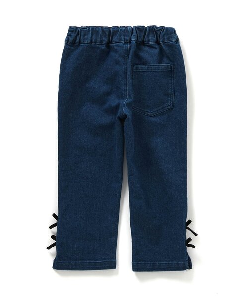 apres les cours（アプレレクール）の「【WEB限定】サイドリボンデニムパンツ（デニムパンツ・キッズ・サックスブルー/ネイビー・80/90/100/110/120/130/140）」の12枚目の写真