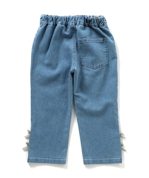 apres les cours（アプレレクール）の「【WEB限定】サイドリボンデニムパンツ（デニムパンツ・キッズ・サックスブルー/ネイビー・80/90/100/110/120/130/140）」の13枚目の写真