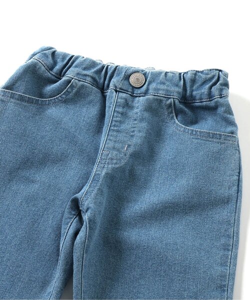 apres les cours（アプレレクール）の「【WEB限定】サイドリボンデニムパンツ（デニムパンツ・キッズ・サックスブルー/ネイビー・80/90/100/110/120/130/140）」の14枚目の写真