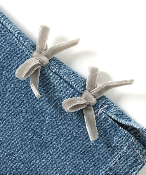 apres les cours（アプレレクール）の「【WEB限定】サイドリボンデニムパンツ（デニムパンツ・キッズ・サックスブルー/ネイビー・80/90/100/110/120/130/140）」の18枚目の写真