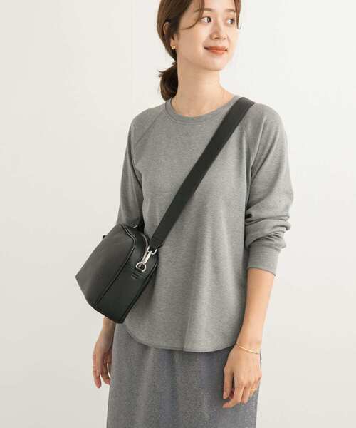 URBAN RESEARCH DOORS（アーバンリサーチドアーズ）の「ソフトフライスプルオーバー（Tシャツ/カットソー・レディース・グレー系その他/ベージュ系その他/ブラック・MEDIUM）」の5枚目の写真