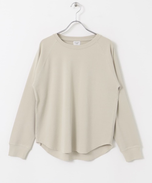 URBAN RESEARCH DOORS（アーバンリサーチドアーズ）の「ソフトフライスプルオーバー（Tシャツ/カットソー・レディース・グレー系その他/ベージュ系その他/ブラック・MEDIUM）」の10枚目の写真