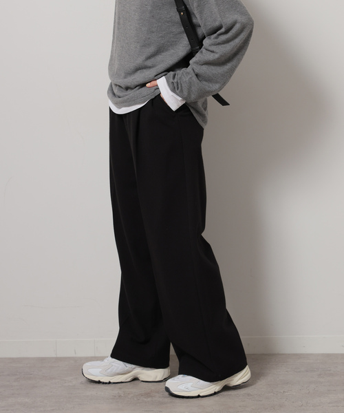 JOURNAL STANDARD relume（ジャーナルスタンダード　レリューム）の「《追加》2WAYストレッチワイドパンツ（スラックス・レディース・ブラック/ブラック系その他・36/38）」の7枚目の写真