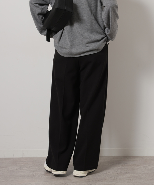JOURNAL STANDARD relume（ジャーナルスタンダード　レリューム）の「《追加》2WAYストレッチワイドパンツ（スラックス・レディース・ブラック/ブラック系その他・36/38）」の8枚目の写真