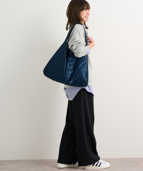 JOURNAL STANDARD relume（ジャーナルスタンダード　レリューム）の「《追加》2WAYストレッチワイドパンツ（スラックス・レディース・ブラック/ブラック系その他・36/38）」の12枚目の写真