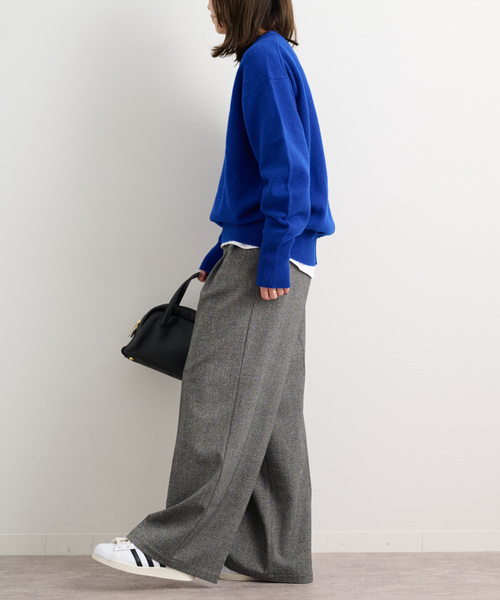 JOURNAL STANDARD relume（ジャーナルスタンダード　レリューム）の「《追加》2WAYストレッチワイドパンツ（スラックス・レディース・ブラック/ブラック系その他・36/38）」の20枚目の写真