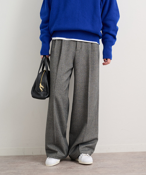 JOURNAL STANDARD relume（ジャーナルスタンダード　レリューム）の「《追加》2WAYストレッチワイドパンツ（スラックス・レディース・ブラック/ブラック系その他・36/38）」の22枚目の写真