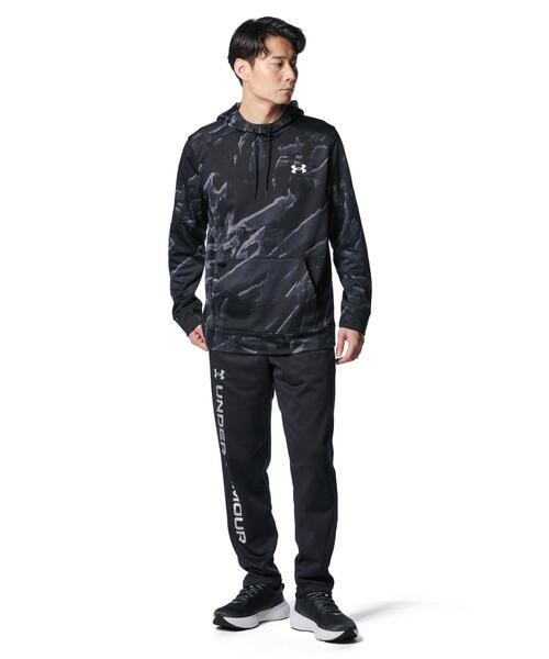 UNDER ARMOUR(アンダーアーマー)の「UAアーマーフリース ノベルティ プルオーバー フーディー(トレーニング/メンズ)(スウェット・メンズ・ブラック・XL/L/2XL/3XL/S/M)」の3枚目の写真