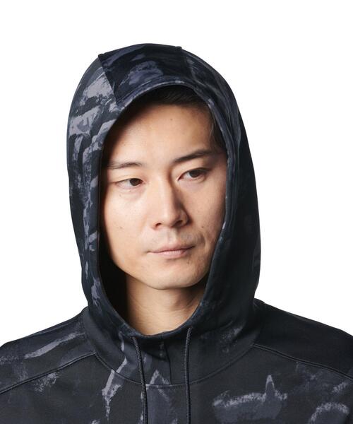 UNDER ARMOUR(アンダーアーマー)の「UAアーマーフリース ノベルティ プルオーバー フーディー(トレーニング/メンズ)(スウェット・メンズ・ブラック・XL/L/2XL/3XL/S/M)」の4枚目の写真