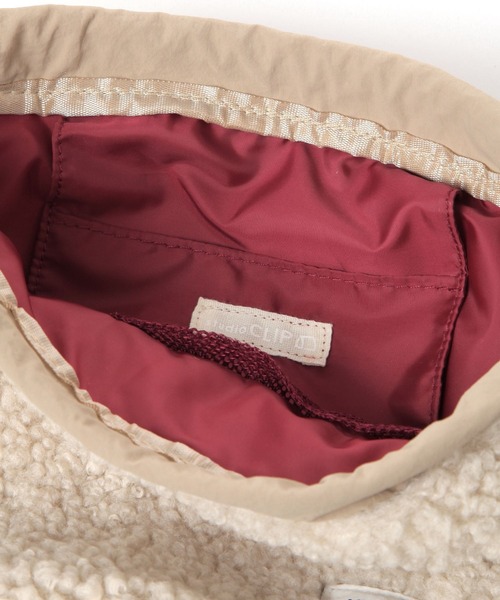 studio CLIP（スタディオクリップ）の「ボア巾着バッグ（ハンドバッグ・レディース・ブラウン/ベージュ・FREE）」の16枚目の写真