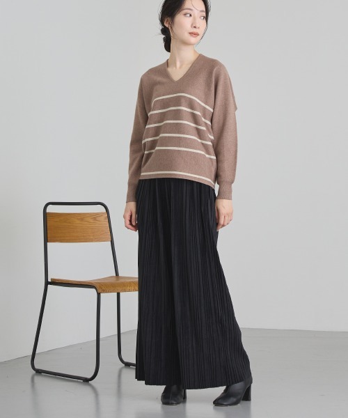 Bou Jeloud（ブージュルード）の「ベロアランダムプリーツパンツ（その他パンツ・レディース・ブルー/ブラック/ベージュ・FREE）」の20枚目の写真