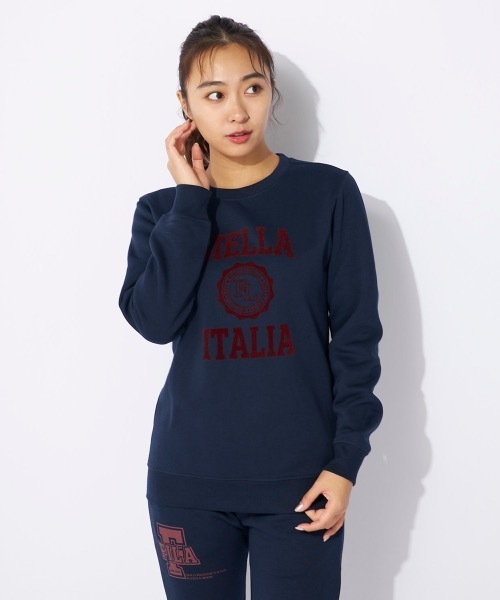 FILA/フィラ】レディース裏起毛グラフィックスウェット トレーナー