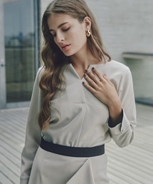 ◆[URBAN PRECIOUS] フラノストレッチブラウス