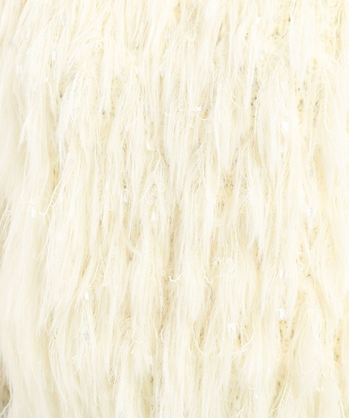 Andemiu（アンデミュウ）の「フリンジニット202797（ニット/セーター・レディース・アイボリー/グレー・FREE）」の16枚目の写真