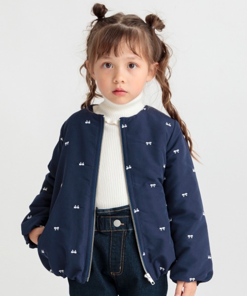 BRANSHES（ブランシェス）の「タートルネックリブニット（ニット/セーター・キッズ・レッド/アイボリー/その他/ブラック・120/100/140/130/150/110）」の5枚目の写真