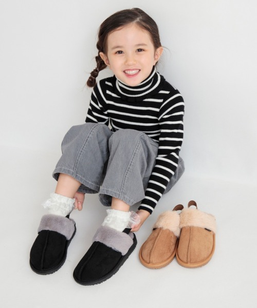 BRANSHES（ブランシェス）の「タートルネックリブニット（ニット/セーター・キッズ・レッド/アイボリー/その他/ブラック・120/100/140/130/150/110）」の10枚目の写真