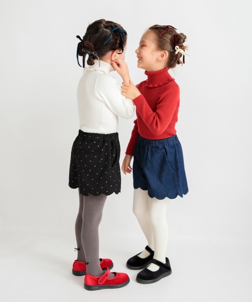 BRANSHES（ブランシェス）の「タートルネックリブニット（ニット/セーター・キッズ・レッド/アイボリー/その他/ブラック・120/100/140/130/150/110）」の13枚目の写真