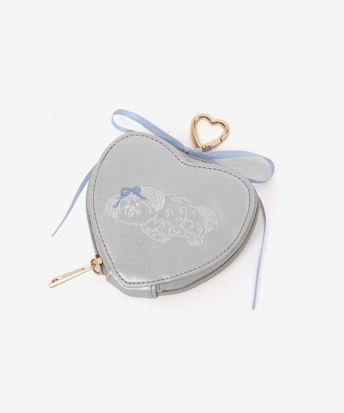 MAJESTIC LEGON(マジェスティックレゴン)の「SZKコラボ ハートチャームポーチ(ポーチ・レディース・ピンク/ブラウン/シルバー・FREE)」の16枚目の写真