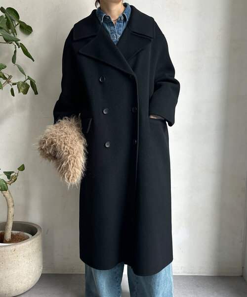 DouDou（ドゥドゥ）の「ダブルフェイスWロングコート（その他アウター・レディース・ブラック/ベージュ・FREE）」の16枚目の写真