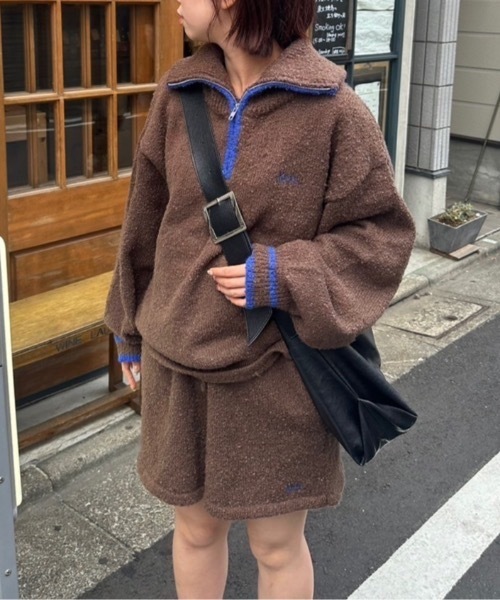 セール】[keel]ブークレニットショートパンツセットアップ（その他