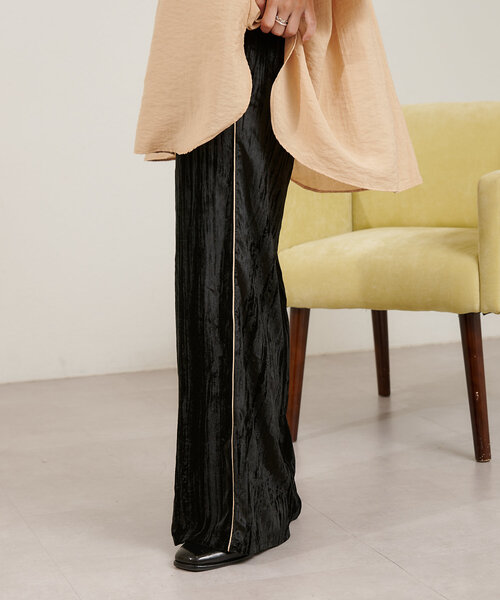 Kastane（カスタネ）の「B ベロアパンツ（その他パンツ・レディース・ブラック/ブルー・FREE）」の11枚目の写真