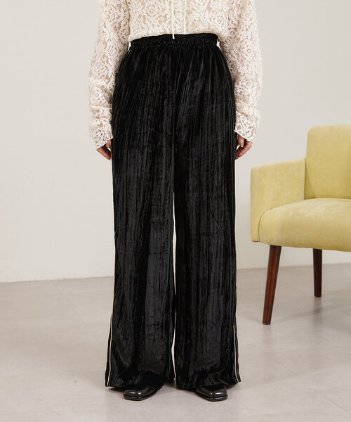 Kastane（カスタネ）の「B ベロアパンツ（その他パンツ・レディース・ブラック/ブルー・FREE）」の15枚目の写真