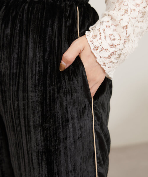 Kastane（カスタネ）の「B ベロアパンツ（その他パンツ・レディース・ブラック/ブルー・FREE）」の19枚目の写真