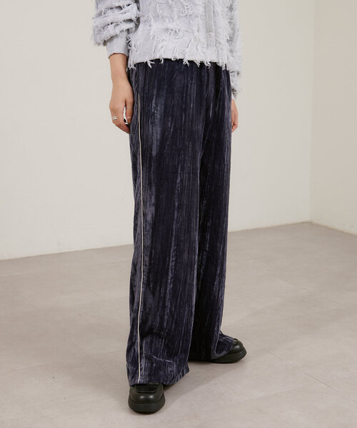 Kastane（カスタネ）の「B ベロアパンツ（その他パンツ・レディース・ブラック/ブルー・FREE）」の22枚目の写真