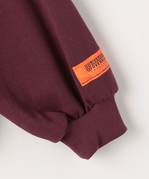 UNIVERSAL OVERALL(ユニバーサルオーバーオール)の「【別注】<UNIVERSAL OVERALL>TJ アノラックプルオーバー / キッズ 140cm-160cm(スウェット・キッズ・ダークグリーン/ワインレッド・M(140-150cm)/L(160cm))」の8枚目の写真